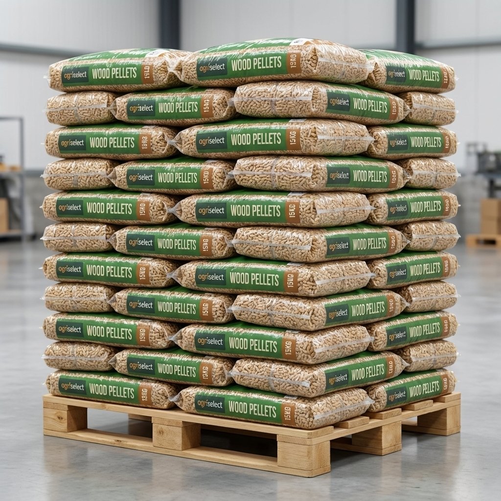 Agriselect Naaldhout ENplus A1 Virgin(65×15kg) - Afbeelding 2