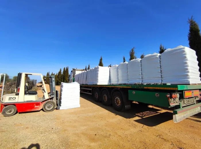 1 vrachtwagenlading Energy-houtpellets (66 pallets × 24 zakken): 1.584 zakken (à 15 kg), DIN ENplus A1-gecertificeerd. - Afbeelding 3