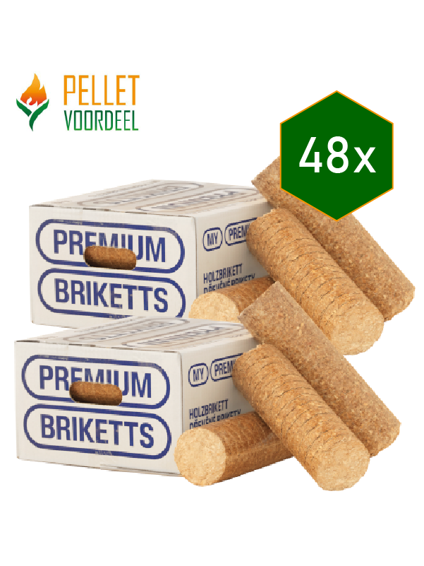 My premium briquettes Wood briquettes - Afbeelding 2