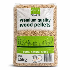 AKZ Premium Pellets Zak 15kg – Enplus A1 – 6mm