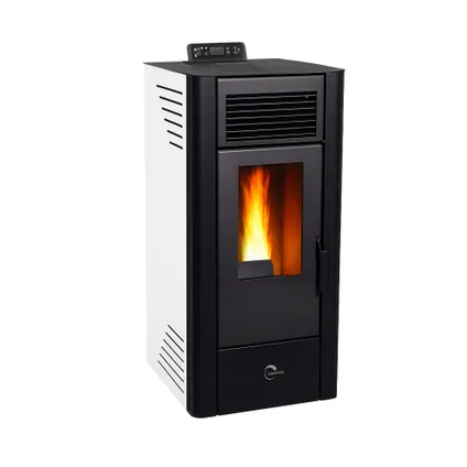 Sannover Pelletkachel Anita 11,6 Kw Wit - Afbeelding 4