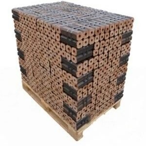 Pini Kay Briketten thuisbezorgd, 96 zakken 960kg, achtkantig